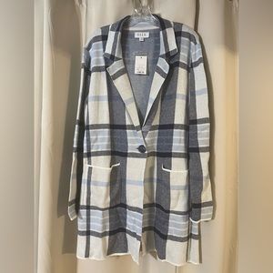 ELLE Duster Cardigan Sweater Open Front